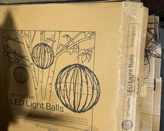 4 or 5 LED light balls still in the box.