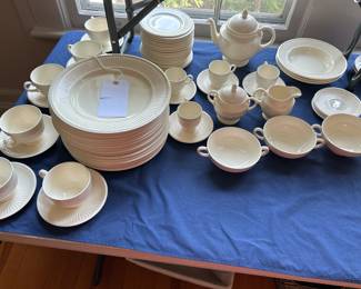 Wedgwood china.