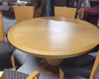 Dakota Jackson Table and Chairs ( per the owner)
