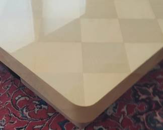 Goat skin coffee table