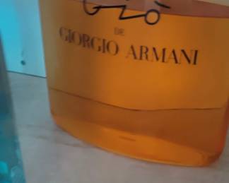 large store display perfume bottles