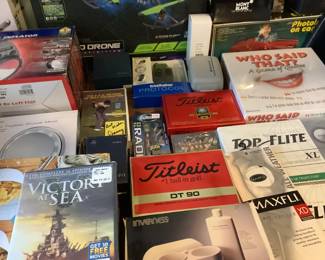 Golf balls etc