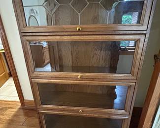 Oak Barrister Style Bookcase