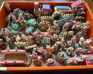 Cottontail Lane Figures 50 plus pieces