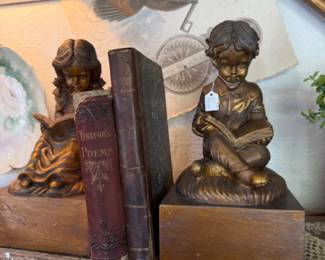 Vintage book ends.