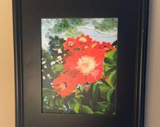Red Flower by Sue Gouse