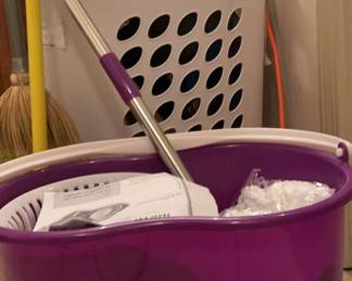 Cleaning Products Mystery Lot with New Spin Mop Bucket
