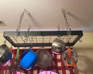 Pot Rack And Kitchenware