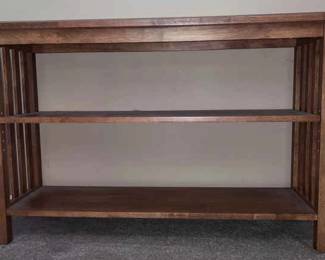 Side Table with Adjustable Shelves