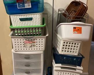 Huge Household Storage And Organization Lot