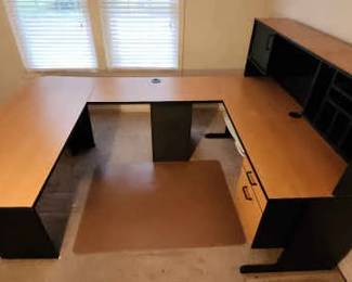 Large Wooden Office Desk