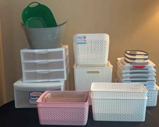 Organize with Baskets Storage Drawers