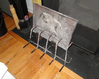 Fireplace backer