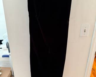 60’s black velvet Bonwit Teller slacks