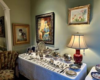 Painting on far left is sold.
