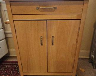 Wheeled Kitchen Island 1 Cabinet
