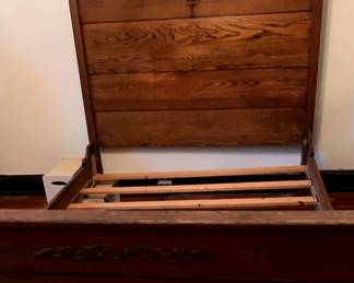 Antique Oak Bed Frame