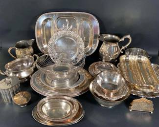 A Plethora Of Silverplate Serveware