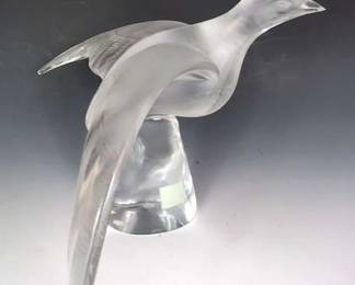 Colombe Clita Dove Large Lalique Crystal, Vintage