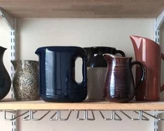 Pottery And Stoneware Pitcher Collection