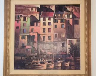 Mediterranean Gold Art Print After Michael OToole