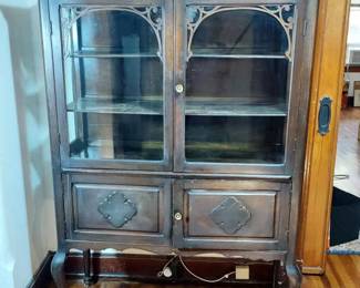 Antique Mahogany China Cabinet
