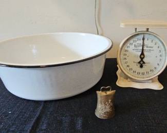 Antique Kitchen Scale And More