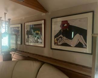 Three lithos by Cornell
Market value about $2000 each
Highest offer