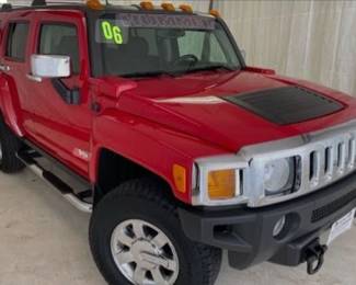 Another Hummer H3 in red excellent condition