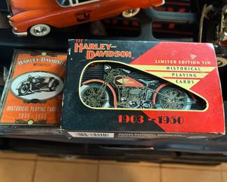 Harley Davidson playing cards