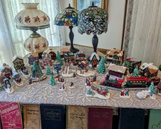 Rare Wee Craft hand painted Christmas village