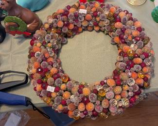 Jeweled Fruit Wreath