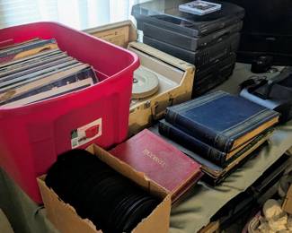 Vintage 33rpm and 45rpm