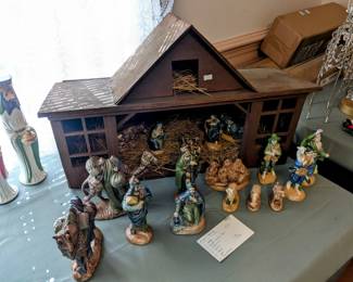 Vintage Nativity Set
