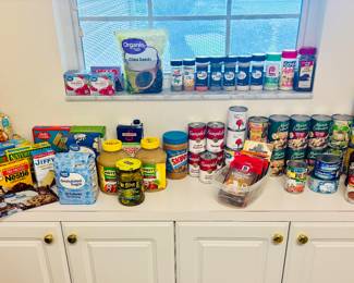 Can't go wrong with canned food. Open, warm and eat.