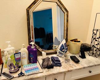 No hair curlers, perfumes, etc.