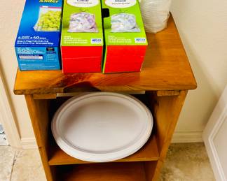 Paper plates. Great for warming up the City Fire leftovers.