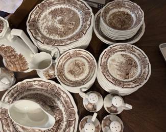 Americana transferware china