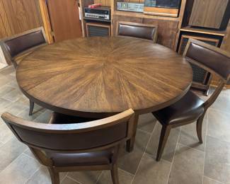Great condition table and 4 chairs mid century