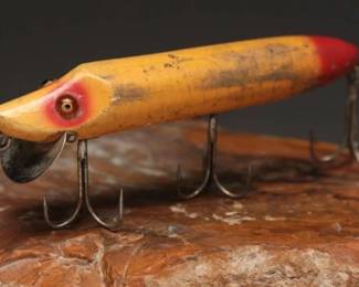 Vintage Heddon Dowagiac Glass Eye Lure