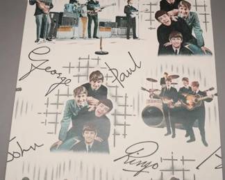 1964 Beatles Wallpaper by Crown Wallcoverings