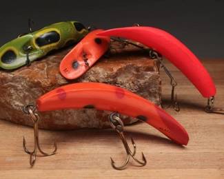 Vintage Fishing Lures, Flatfish Models