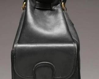 Vintage Coach Leather Bucket Backpack
