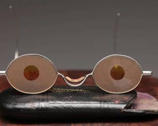 Civil War-Era Sharpshooter Glasses with Case