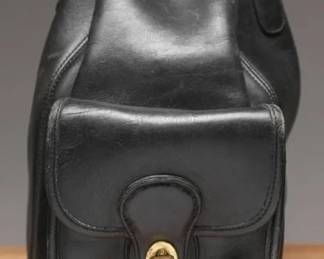 Vintage Coach Leather Bucket Backpack