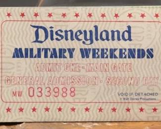 1979 Disneyland Military Weekend Booklet