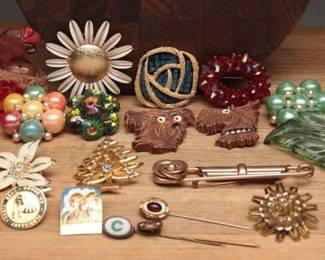 Vintage Costume Jewelry Pins