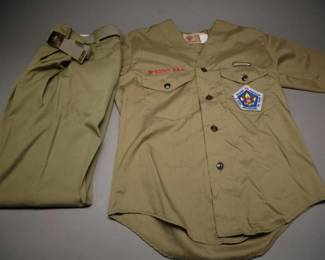 Circa 1970s Boy Scout Uniform Set