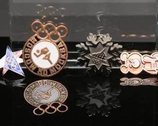 Olympic Pins: 1960, 1980, and 2006
