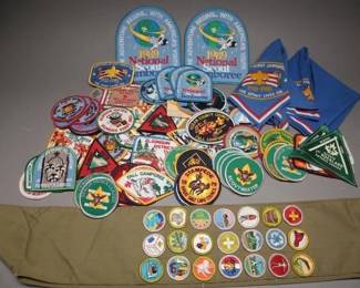 1980s Boy Scout Patches and Sash Collection